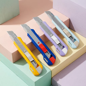 Cuchillo Multiusos de Oficina Meida Pastel, Cuchilla de Plástico Colorida para Manualidades Escolares, Cortador de Papel, Venta al Por Mayor de Fábrica - Product Image 1