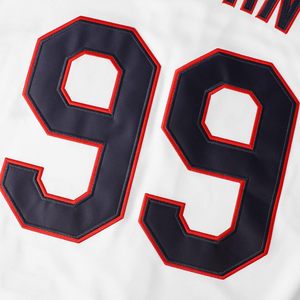 Camicia da uomo <span class=keywords><strong>Ricky</strong></span> Vaughn 99 film da Baseball maglia sportiva giovanile blu scuro grigio bianco Plus Size Hip Hop Baseball Softball - Product Image 6