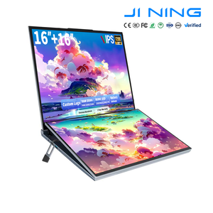 Nouvel ordinateur portable à double écran en métal 16"+16" pouces, processeur Core I5 12450h, 16 Go de RAM, 1920x1200, 512 Go de SSD, Office, anglais, Win11, en stock Hfbook28/ds - Product Image 1