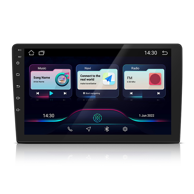 Custom Android Car Stereo 2GB 32GB GPS Navigation WiFi Head Unit Car Multimedia Player with Fast Delivery
