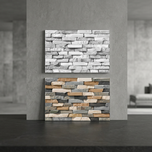 Vistaar 300x450mm 18x12 carreaux de mur en relief mat satiné 10mm d'épaisseur carreaux de porcelaine côté extérieur du bâtiment en céramique numérique - Product Image 5