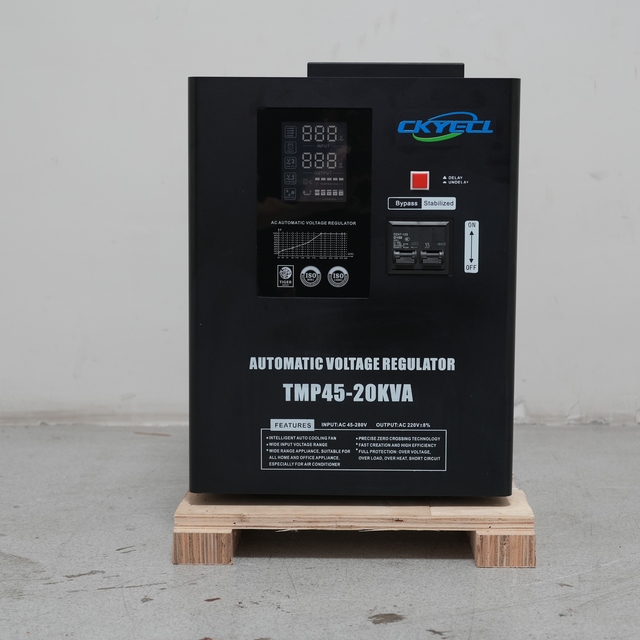 Relay Voltage Stabilizer CKYECL KYMRB45-20000VA Single-Phase 230V AC SVC 80V-45V Input Range 110V-220V 99% Efficiency 50/60Hz
