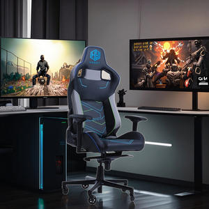 <span class=keywords><strong>Silla</strong></span> Gamer Ejecutiva Hobot H5 de Diseño Moderno, Ajustable, Cómoda, con Respaldo Alto, Tapizada en Cuero PU, con Base Metálica y Elevación - Product Image 6