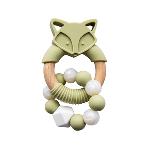 Sûr Et Respectueux de l'environnement Bébé Dents Soins <span class=keywords><strong>Bracelet</strong></span> Silicone Anneau de Renard <span class=keywords><strong>Bracelet</strong></span> Jouet Molaire - Product Image 2