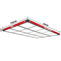 Luminaire suspendu pour table de billard sans ombre à LED, cadre en aluminium, base en acier laminé à froid avec revêtement en poudre, plaque diffuseur en PP