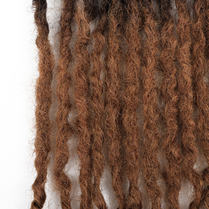 オリエントシスターロックス人毛ソフトでナチュラルなカーリーエンド人毛ドレッドロックエクステンションカルチャーロック - Product Image 4
