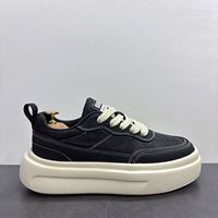 Baskets montantes marron pour hommes, style décontracté, à lacets, confortables pour le quotidien, le bureau et la marche