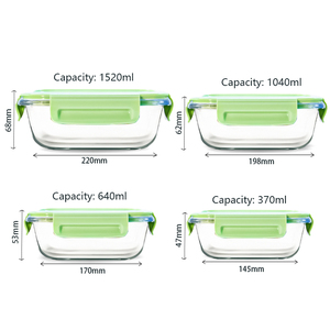 Hũ thủy tinh đựng thực phẩm đa năng, kín hơi, chất liệu thủy tinh, cấp thực phẩm, có nắp đậy - Product Image 6