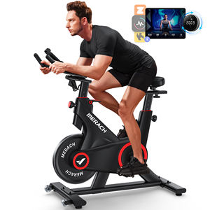 MERACH <span class=keywords><strong>Bicicleta</strong></span> de Ejercicio, <span class=keywords><strong>Bicicleta</strong></span> de Ciclismo Interiores PARA EL Hogar con Resistencia Magnética/Automática, <span class=keywords><strong>Bluetooth</strong></span> Estacionaria, 2 Unidades - Product Image 2