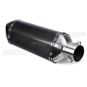 Tubo de Escape para Motocicleta de 38-51 mm, Silenciador de Acero Inoxidable para Motocicleta Todoterreno, para Suzuki GSF600 GS1000, para Yamaha Honda - Product Image 2