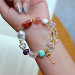Bracelet en pierre d'énergie naturelle, fait main, original, de Vefiery Jewelry, bijoux de méditation et de guérison, vente en gros disponible - Product Image 5