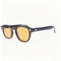 Lunettes de soleil unisexes rectangle rétro de luxe en Italie nouvelle petite monture avec lentilles UV400 en acétate