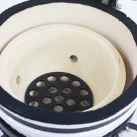 Grill Kamado EGGKAMADO 13 pouces classique blanc pour extérieur, personnalisable en couleur et conservant l'humidité, faible MOQ