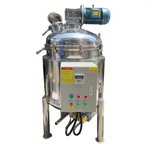 SUS304ステンレス鋼乳化均質機シャンプーミキサーマシン反応槽石鹸混合タンク攪拌機ヒーター付き500L 0-300 - Product Image 1
