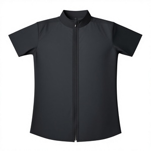 Gilet de cyclisme d'hiver coupe-vent respirant pour l'extérieur, maillot à manches courtes VTT OEM imperméable en Spandex/Nylon unisexe - Product Image 1