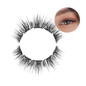 Cils en faux vison moelleux faits à la main, courbure DD, faux cils dramatiques, doux et moelleux, en faux vison - Product Image 1