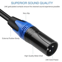 Ses kablosu 3.5MM TRS erkek Jack Stereo fiş çift 3 Pin XLR erkek Stereo ses Y Splitter kablo kordonu