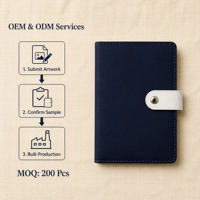 Carnet de notes professionnel personnalisé en cuir PU A6 Mini B5, agenda 2026, petit carnet de finances, carnets promotionnels personnalisés en cuir PU A6