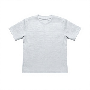 Men's Luxury Crocodile Textured White Leather T <b>Shirt</b> Custom <b>Western</b> & Casual Streetwear Top - Product Image 1