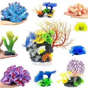 Paisaje <span class=keywords><strong>de</strong></span> Coral simulado Escape casa árbol pecera paisaje decoración tanque <span class=keywords><strong>de</strong></span> <span class=keywords><strong>agua</strong></span> <span class=keywords><strong>de</strong></span> <span class=keywords><strong>mar</strong></span> conjunto decoración manualidades - Product Image 3