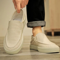 Chaussures de skate en tissu pour hommes, tendance, polyvalentes, décontractées, pour l'été