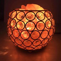 Lampes en sel de l'Himalaya, lampe en sel de cristal naturel de l'Himalaya, lampe de nuit en sel de l'Himalaya
