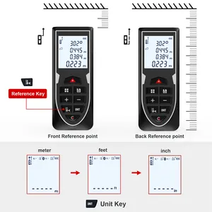 Hot Sale Multifunction Laser Distance Meter Rangefinder Electronic Red Laser Measuring Instrument