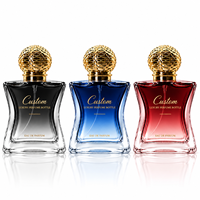 Flacon de parfum vide en gros 30ml 50ml 100ml, flacon de parfum de luxe en verre avec boîte, logo personnalisé, faible MOQ