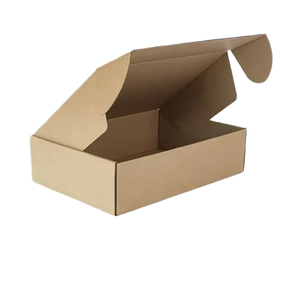 23,5 cm * 19,3 cm * 7cm Envase cosmético biodegradable Carpetas de papel Kraft Laminación mate Lámina dorada Champú Cuidado DE LA PIEL Cajas de regalo - Product Image 4