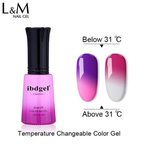 Nhiệt Độ UV Nail Gel Polish Tắc Kè Hoa Tâm Trạng Thay Đổi Màu Sắc - Product Image 6