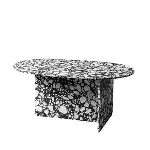 Muebles <span class=keywords><strong>de</strong></span> Piedra Artificial SH STONE, Mesas Nido en Oferta, Mesa <span class=keywords><strong>de</strong></span> Centro <span class=keywords><strong>de</strong></span> <span class=keywords><strong>Terrazo</strong></span> Negro para Sala <span class=keywords><strong>de</strong></span> Estar - Product Image 3