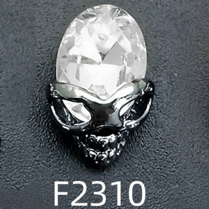 Accesorios para Uñas de Estilo Punk, Diseño de Corazón Kroos, Accesorios para Uñas de Aleación con Calavera y Rosa, Diamantes para Uñas, Venta al Por Mayor - Product Image 5