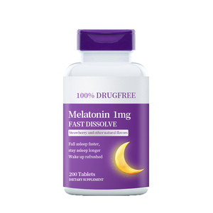 Etichetta privata OEM melatonina Tablet per il sonno supporto integratore alimentare produttore - Product Image 1
