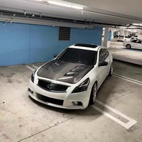 Capots avant ventilés en fibre de carbone pour Infiniti G37 G37X G37S berline 4 portes - Pièces détachées