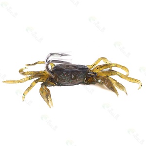 HENGJIA 10cm 30g LEURS DE PÊCHE SOFT CRAB ARTIFICIELS AVEC HOOKS LURE PESCA CARP SOFT FISHING LURE - Product Image 2