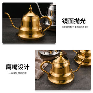 Théière en acier inoxydable avec filtre, bec étroit, grande capacité pour restaurants et hôtels - Product Image 5