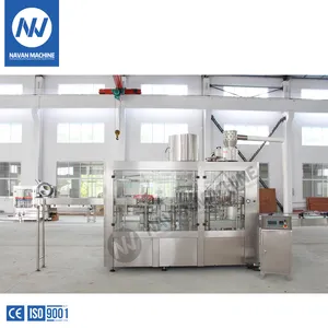 Customized fully automatic 3 in 1 filling machine for juice and tea beverage manufacturers