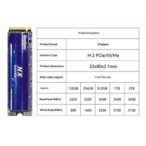 สำหรับ M.2 NVMe 128GB 2280 ฮาร์ดดิสก์ SSD ภายในสำหรับแล็ปท็อป 256GB/512GB โซลิดสเตทไดรฟ์ - Product Image 4