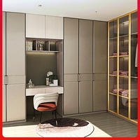 Armoire pratique en aluminium avec tiroir compact, sans formaldéhyde, devis 3D gratuit, tailles personnalisées, idéale pour petits espaces de location
