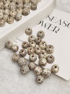 <span class=keywords><strong>Collier</strong></span> Lotus Graine de Bodhi Blanc <span class=keywords><strong>Collier</strong></span> de Prière Bouddhiste Naturelle Mara Bracelet de Perles - Product Image 2