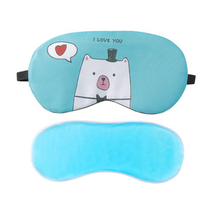Máscara para ojos con bloqueo de luz, compresa de hielo transpirable para dormir, para niños, estudiantes, dormitorio, dormitorio, mujeres - Product Image 5