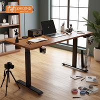 Cadre de bureau debout électrique de luxe en gros, réglable en hauteur, double moteur, cadre de bureau debout intelligent avec fonction de mémoire