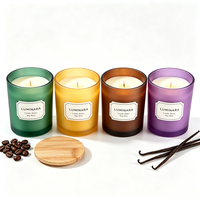 Bougie classique en cire de soja, aromathérapie, faite à la main pour la Saint-Valentin et la fête des mères