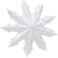 Ornement de Noël personnalisé, lanterne en papier blanc
