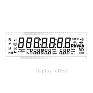 Màn Hình 3 Inch Cho Cân Nặng Màn Hình Lcd 48-Pin 9 Chữ Số Stn/Tn/Fstn/Htn Màn Hình Lcd <span class=keywords><strong>7</strong></span> Đoạn 1/4 Duty 1/3 Bias 3V - Product Image 6