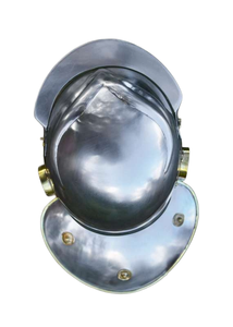 Casco Decorativo Estilo Centurión Romano, Hecho a Mano, Plateado/Dorado, Accesorio de Disfraz para Eventos, Cosplay y Exhibición - Product Image 4