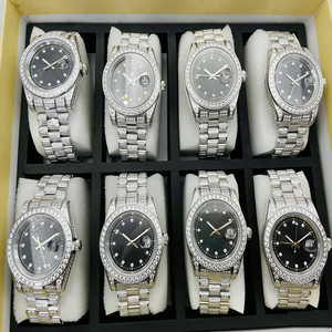 Reloj Mecánico Suizo OEM con Incrustaciones de Diamantes Moissanite, Alta Calidad, Correa 940L, Zirconia Creada, Certificado por el Probador de Diamantes - Product Image 5