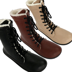Ordine all'ingrosso: <span class=keywords><strong>Stivali</strong></span> da neve da <span class=keywords><strong>donna</strong></span> a piede nudo, a forma di piede, comfort per tutto il giorno, cerniera laterale, facili da indossare e togliere, fodera calda in peluche, <span class=keywords><strong>stivali</strong></span> <span class=keywords><strong>invernali</strong></span> - Product Image 3
