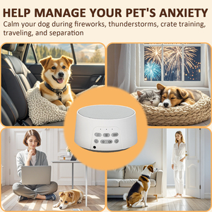 Máquina de Sonido <span class=keywords><strong>para</strong></span> Mascotas HiFiD W04 <span class=keywords><strong>para</strong></span> Aliviar la Ansiedad de los Perros, 24 Sonidos Relajantes, Ayuda <span class=keywords><strong>para</strong></span> <span class=keywords><strong>Dormir</strong></span> Portátil <span class=keywords><strong>para</strong></span> Mascotas, 100% Privado, Fábrica con Certificación BSCI - Product Image 5