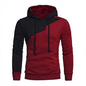 Sweat à capuche épais de haute qualité en polyester/coton molletonné, coupe classique, décontracté, pour homme, hiver 2024 - Product Image 1